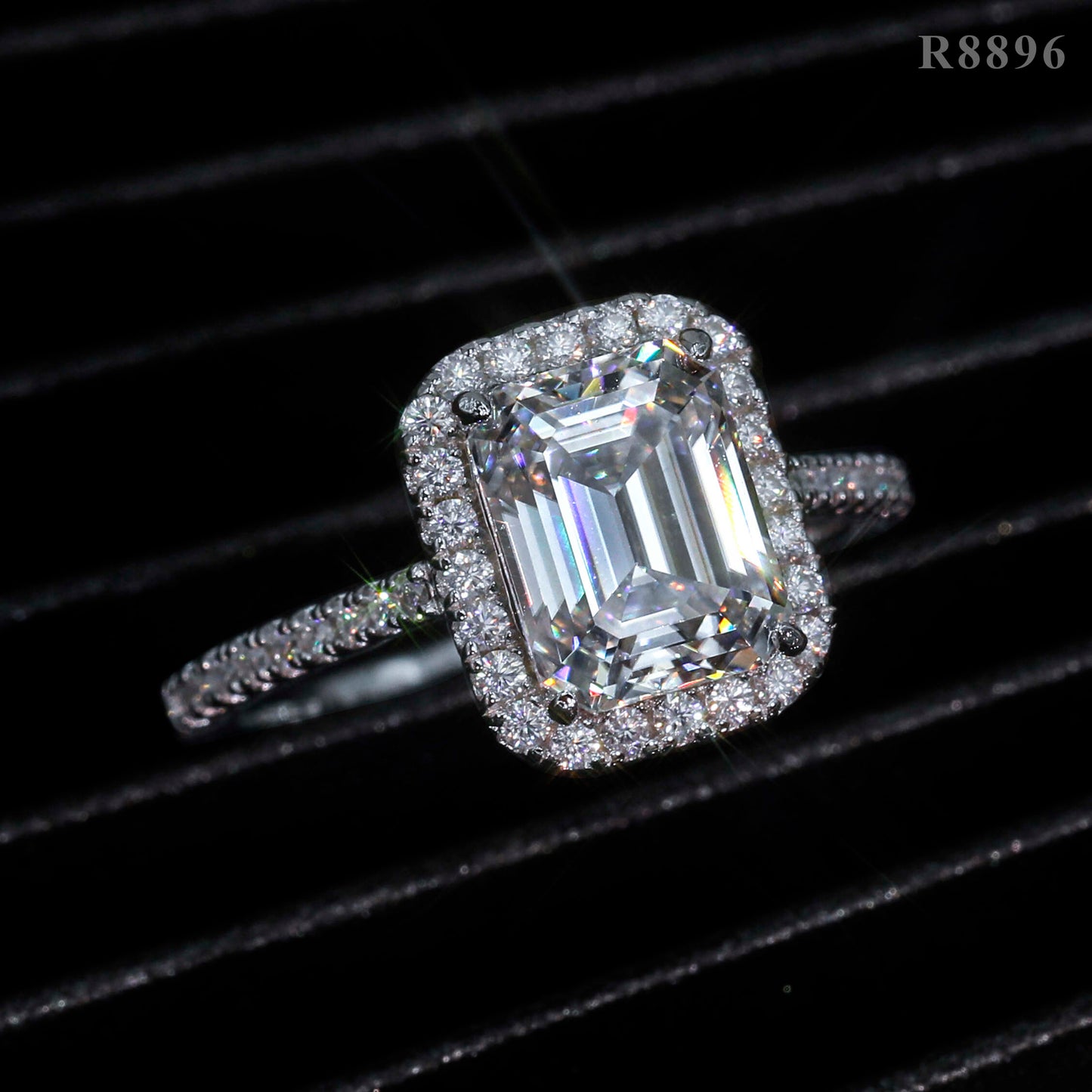 Halo Emerald Cut