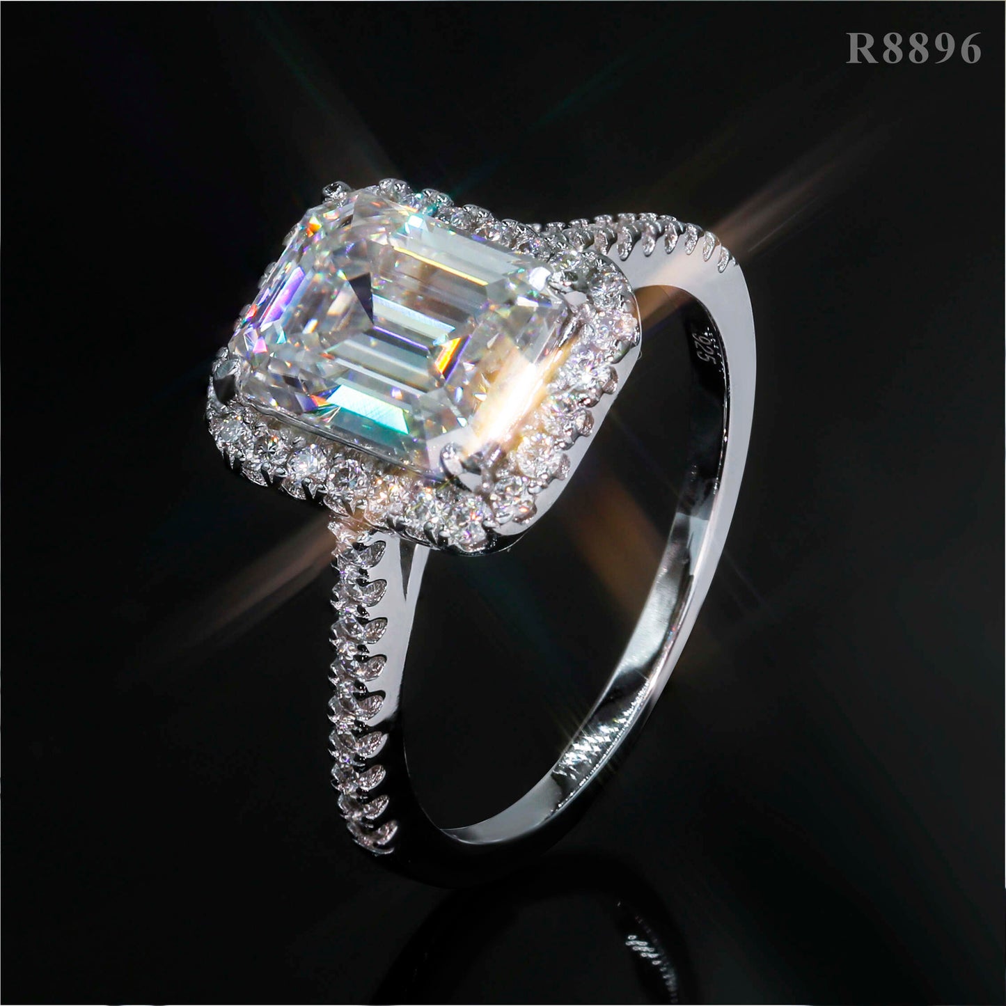 Halo Emerald Cut