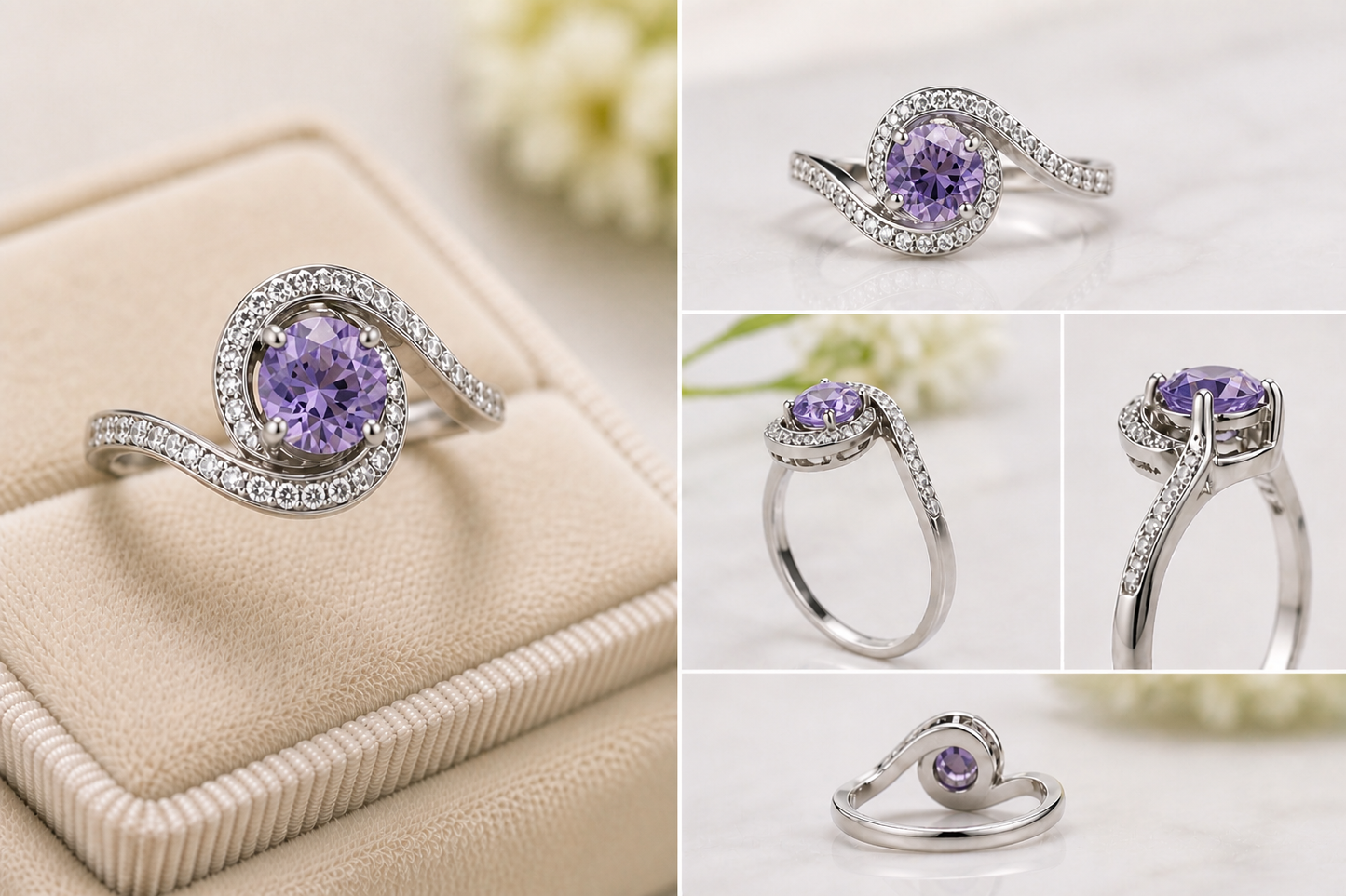 Aurelia Birthstone Ring