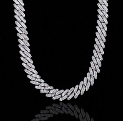 8mm S925 Prong Cuban Chain
