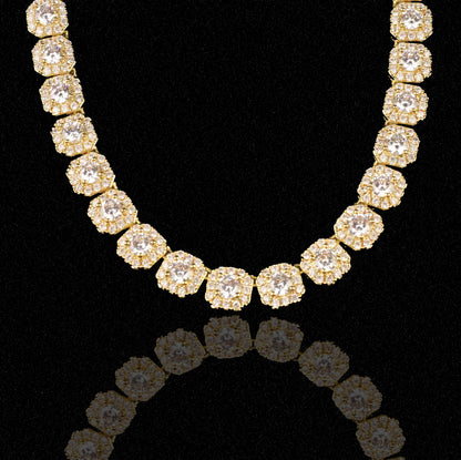 12mm S925 Clustered Tennis Chain
