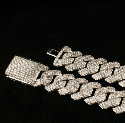 8mm S925 Prong Cuban Chain