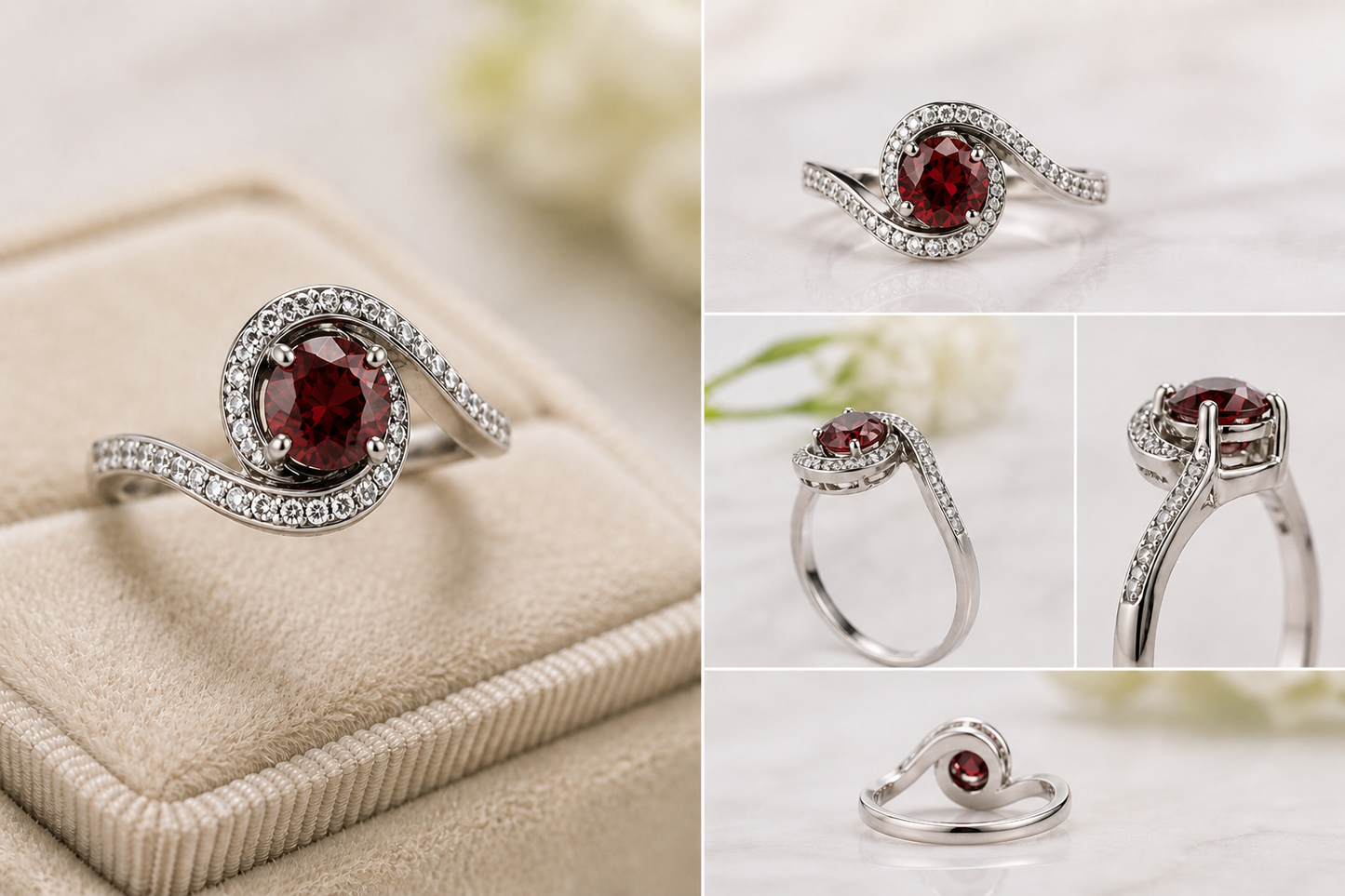 Aurelia Birthstone Ring
