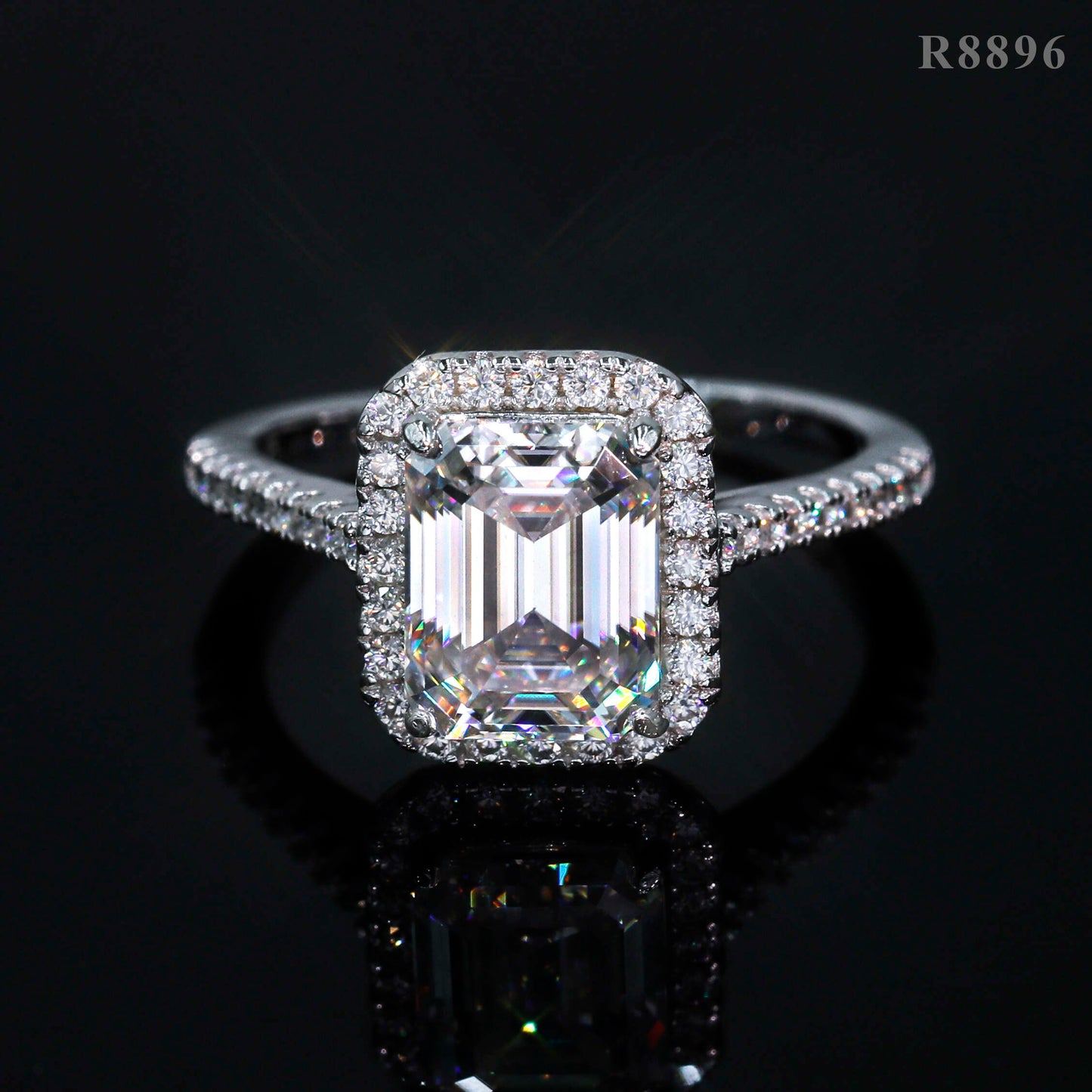 Halo Emerald Cut