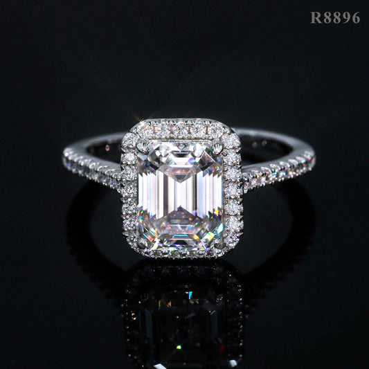 Halo Emerald Cut