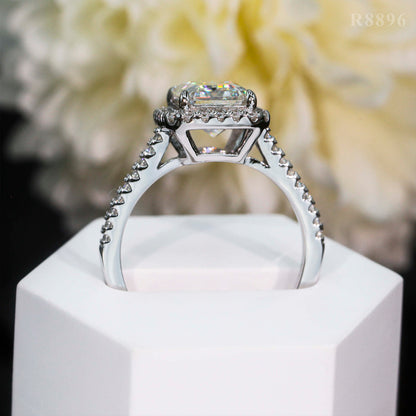 Halo Emerald Cut