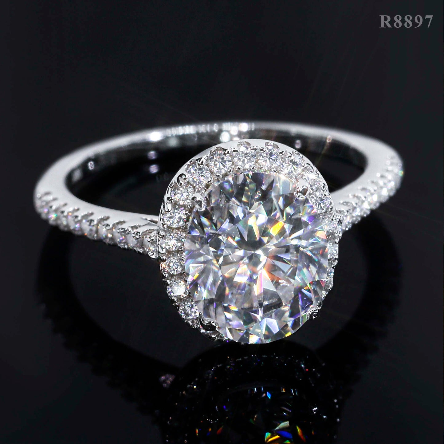Halo Oval Cut