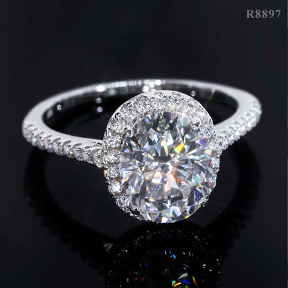 Halo Oval Cut