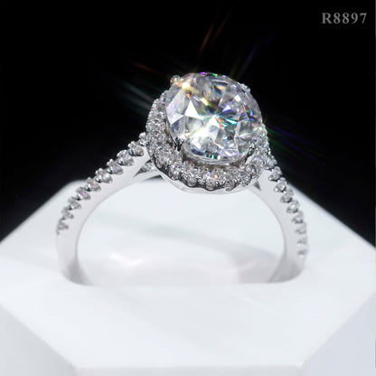 Halo Oval Cut