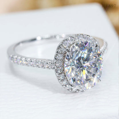 Halo Oval Cut